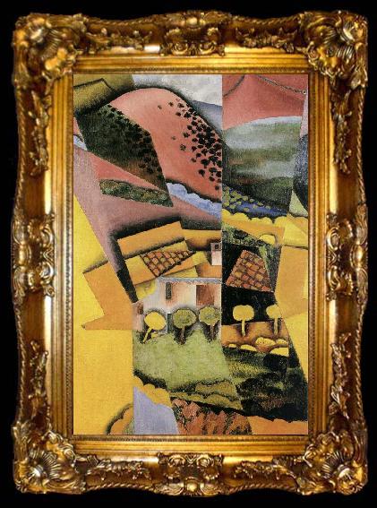 framed  Juan Gris Landscape, ta009-2